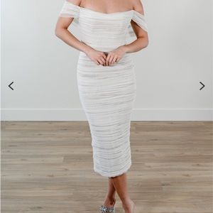 Watters Dress Joanne - white dress for wedding